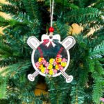 Personalized Softball Team Christmas Ornament Shaker, Softball Player Senior Coach Gift (Copy)